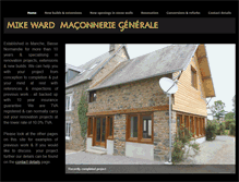 Tablet Screenshot of mikewardmaconnerie.com
